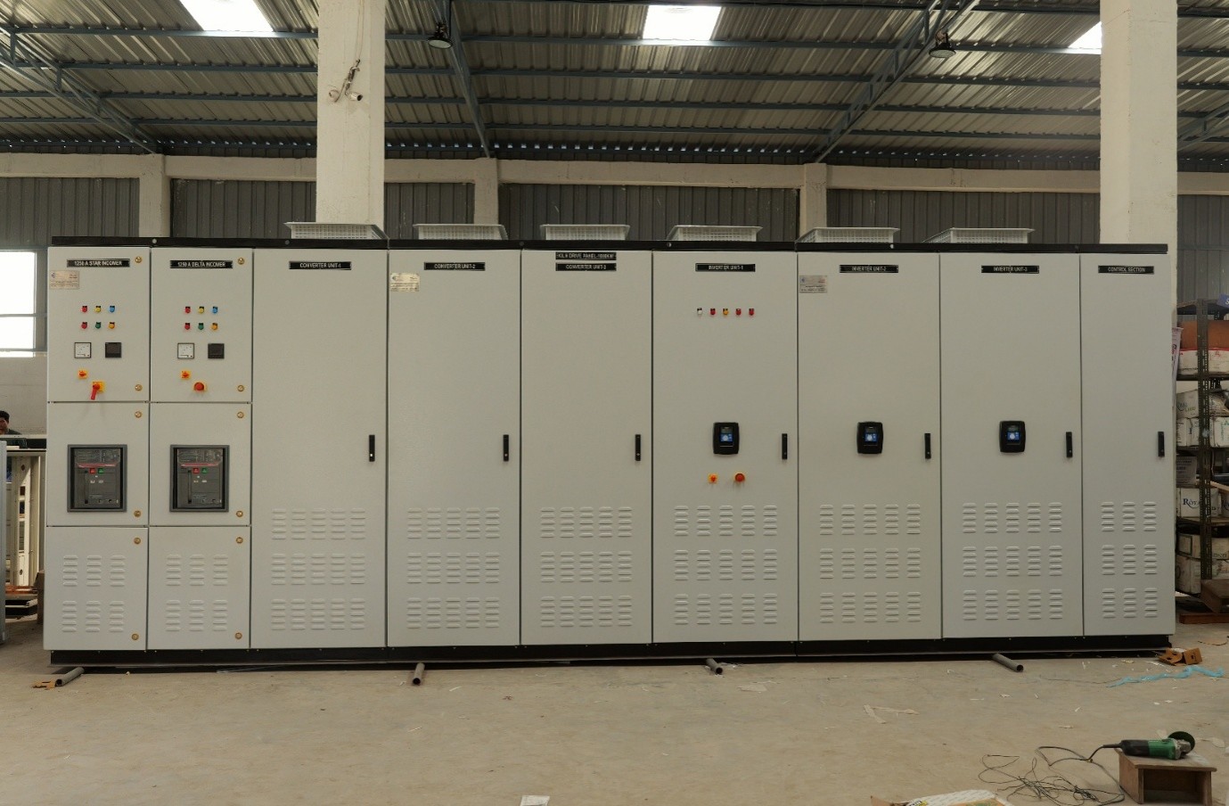 1000KW, 690VAC Panel - Vacon (Danfoss) VFD